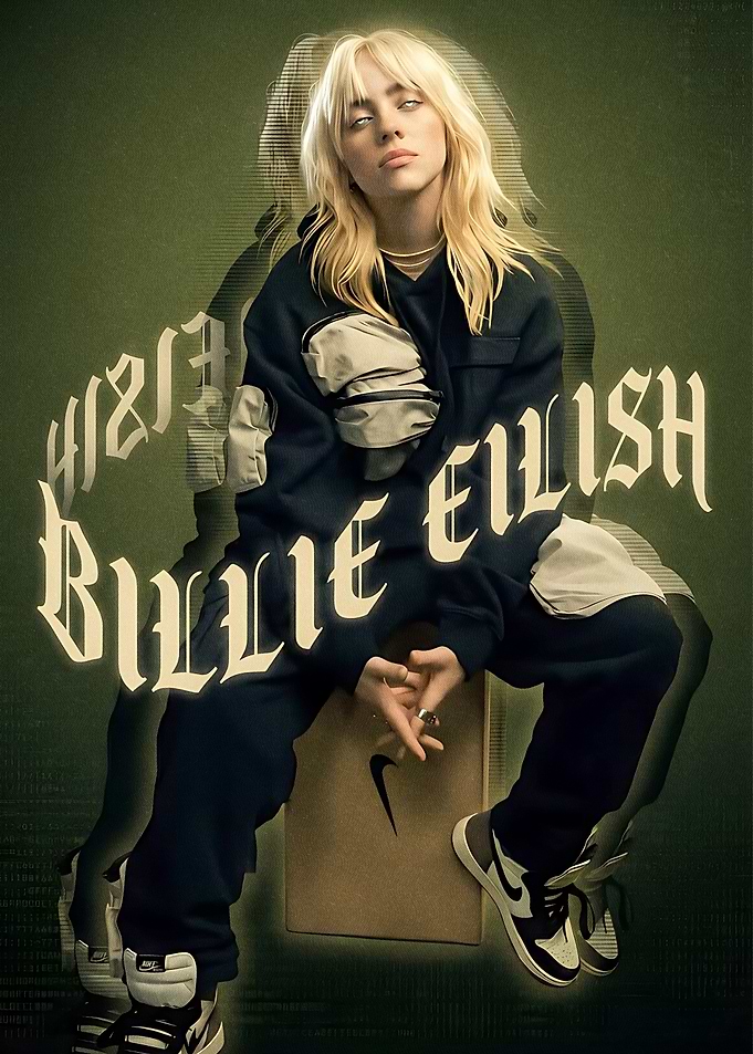 Billie Eilish in Nike Apparel