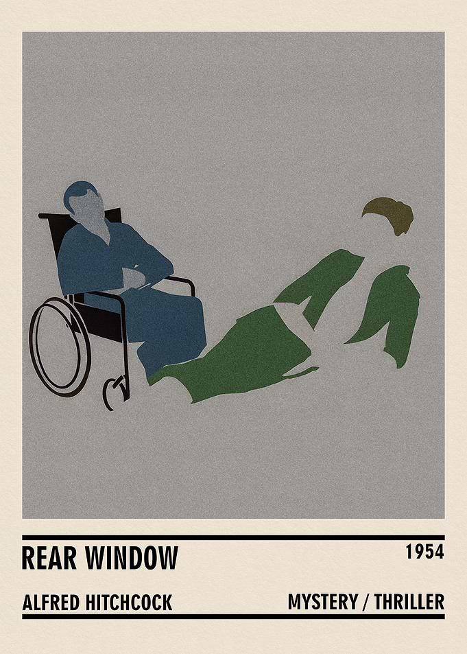 Rear Window Minimalist Poster