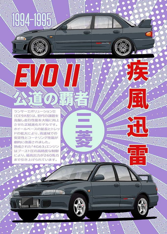 Mitsubishi Lancer Evolution II 'Wind God'