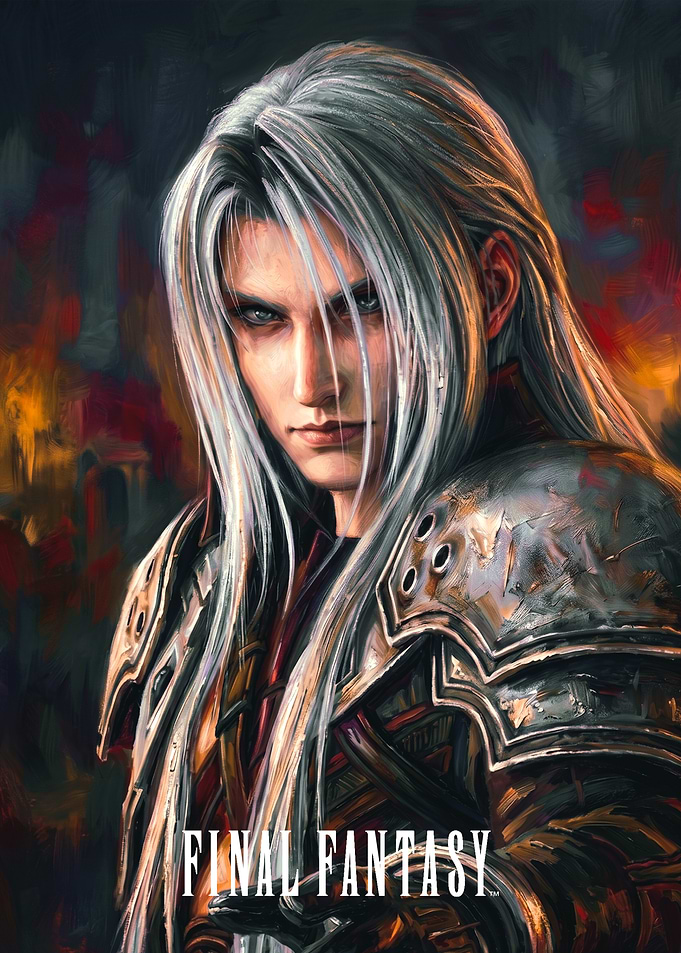 Sephiroth Final Fantasy Painting