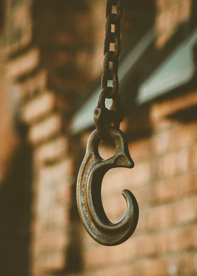 Rusty Chain and Hook