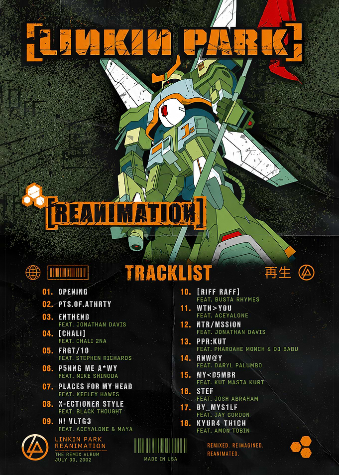 Linkin Park Reanimation Album Art
