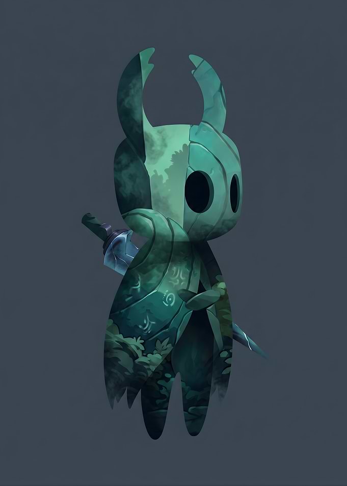 Hollow Knight Moss Knight Statue