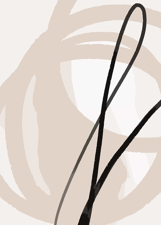 Abstract Brushstrokes and Lines