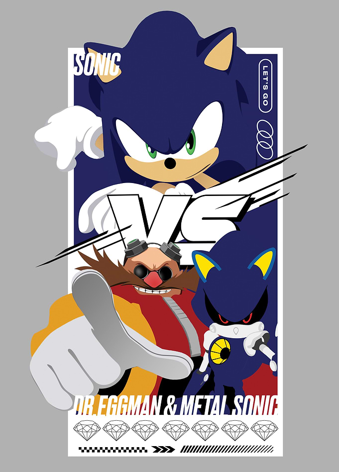 Sonic vs. Eggman & Metal Sonic