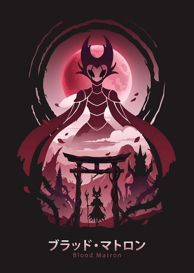 Blood Matron Silhouette Art