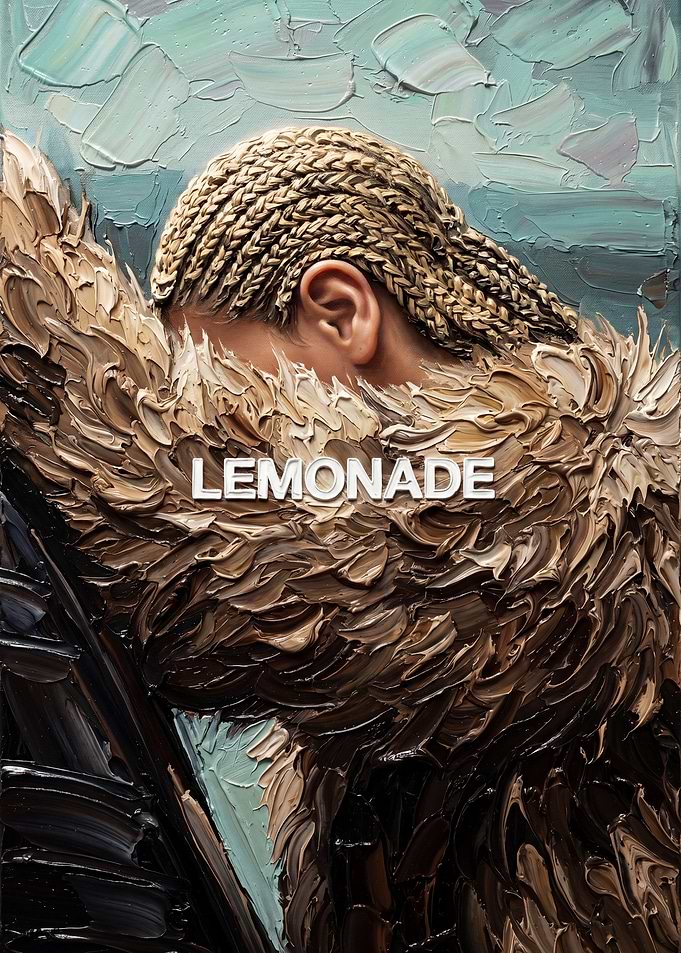 Lemonade Album Cover Art Painting