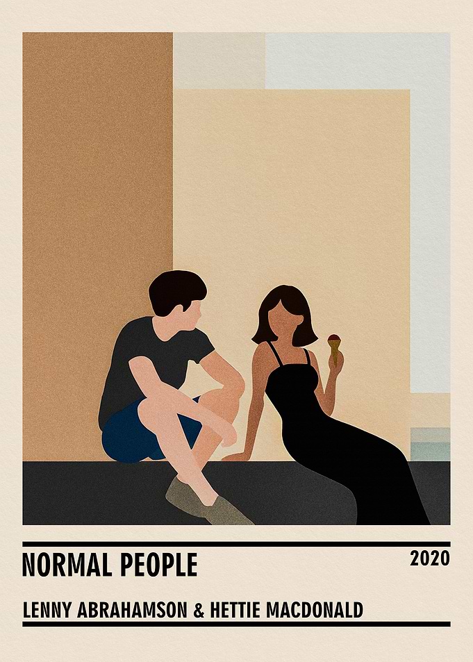 Normal People Minimalist Poster