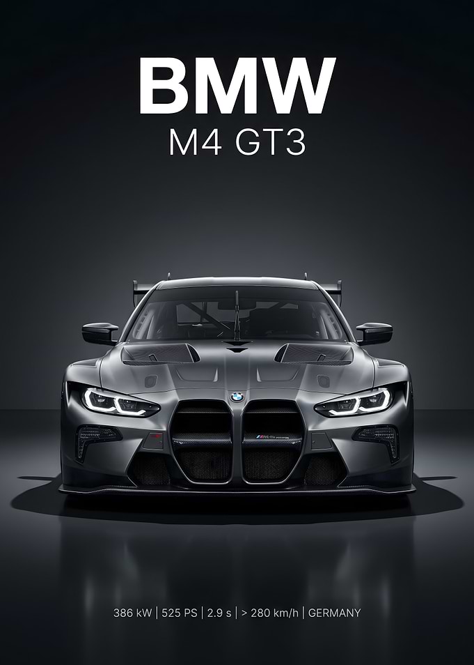 BMW M4 GT3 Race Car