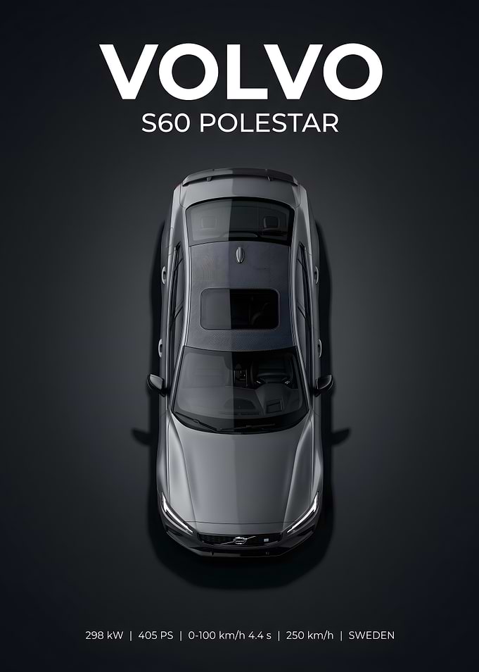 Volvo S60 Polestar Top View