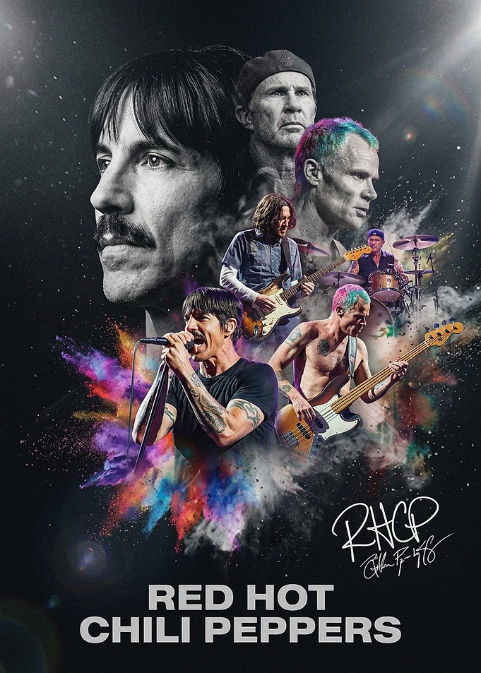 Red Hot Chili Peppers Collage
