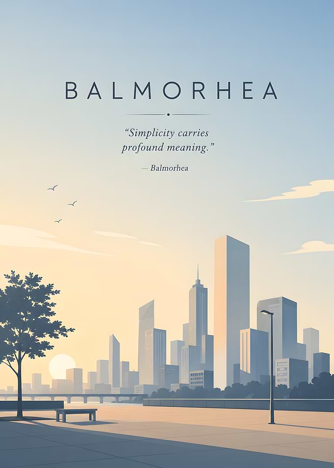 Balmorhea Cityscape at Sunrise