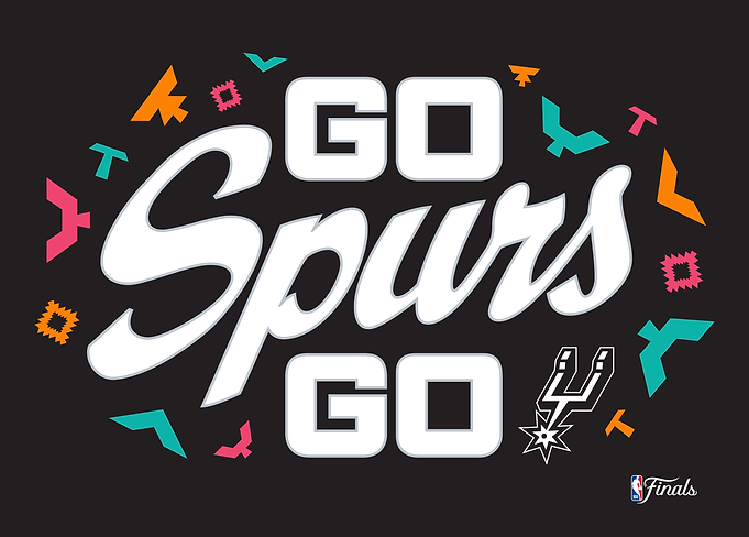Spurs Rally Cry Finals Graphic- NBA Finals