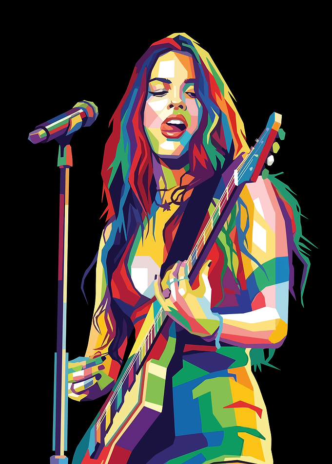 Olivia Rodrigo Pop Art Portrait