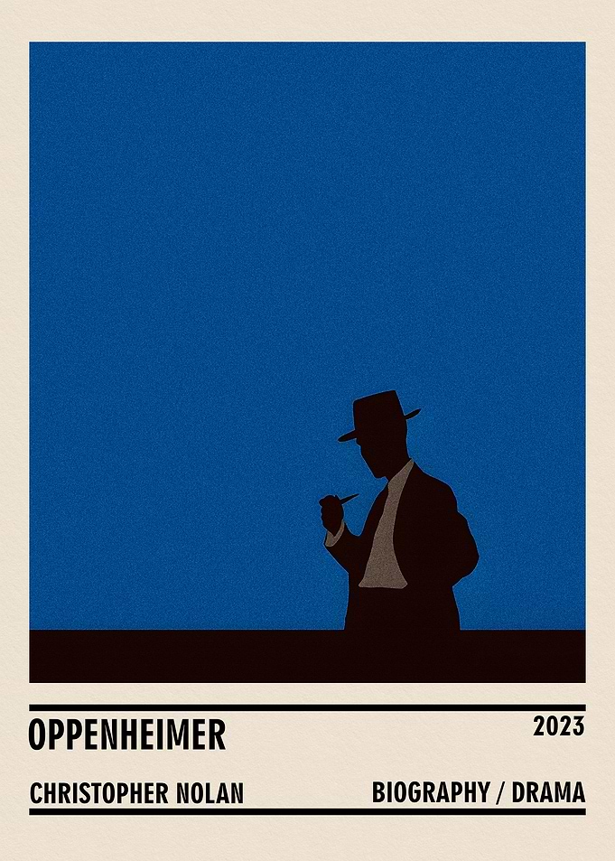 Oppenheimer Minimalist Movie Poster