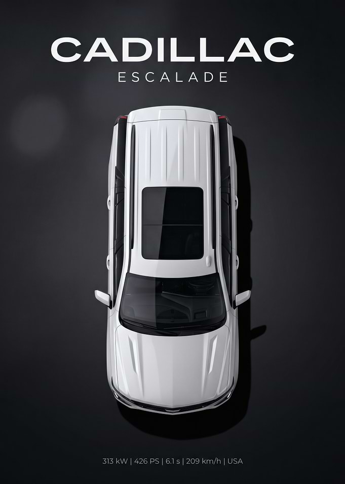 Cadillac Escalade Top View