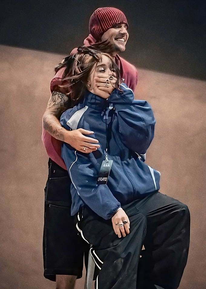 Billie Eilish and Justin Bieber