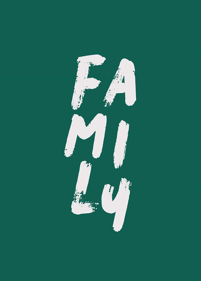 Family text art