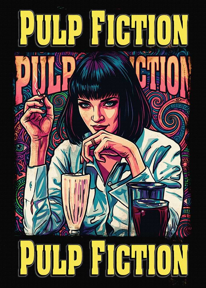 Pulp Fiction Mia Wallace Pop Art