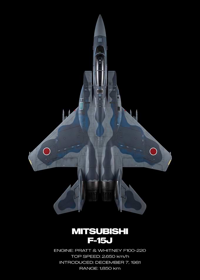 Mitsubishi F-15J Fighter Jet