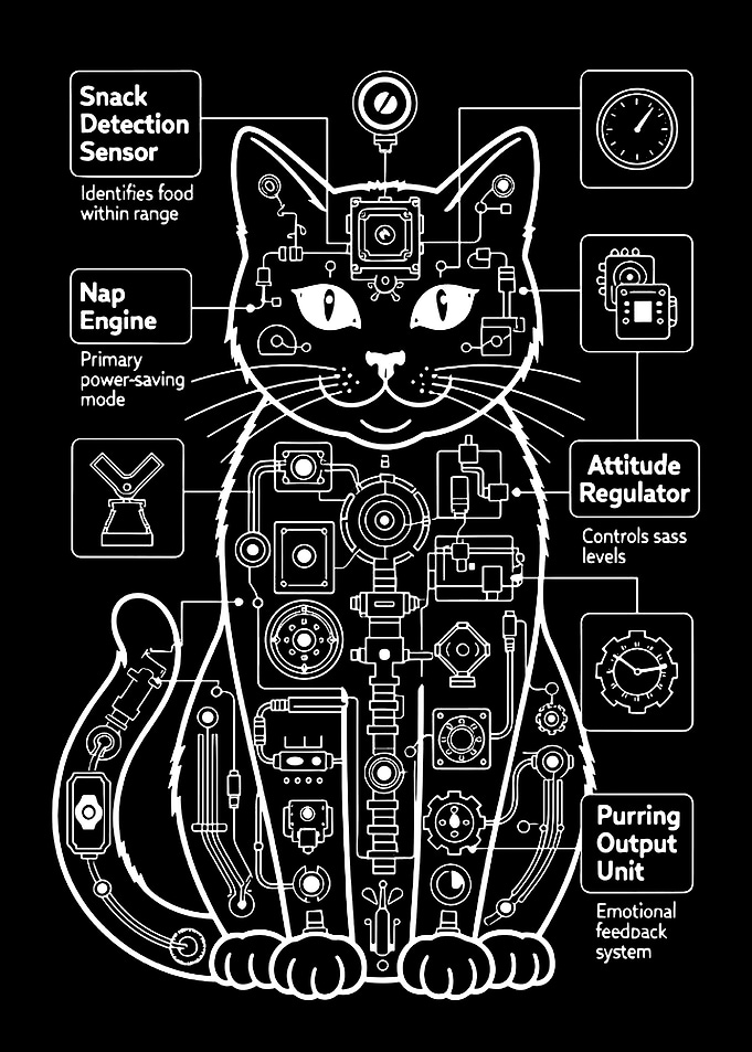 Mechanical Cat Blueprint