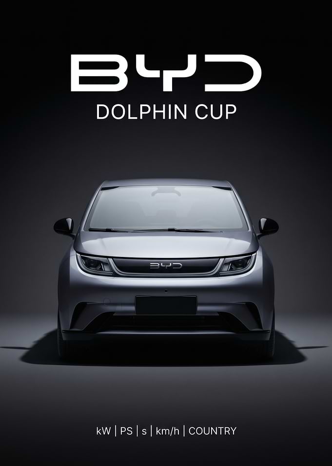 BYD Dolphin Cup Car