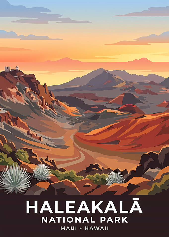Haleakala National Park Poster