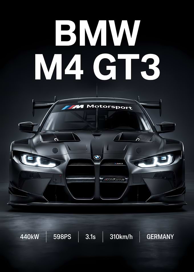 BMW M4 GT3 Race Car