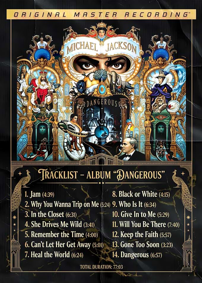 Michael Jackson Dangerous Album Tracklist