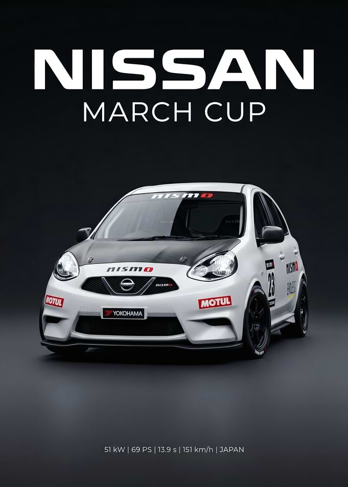 Nissan March Cup Race Car