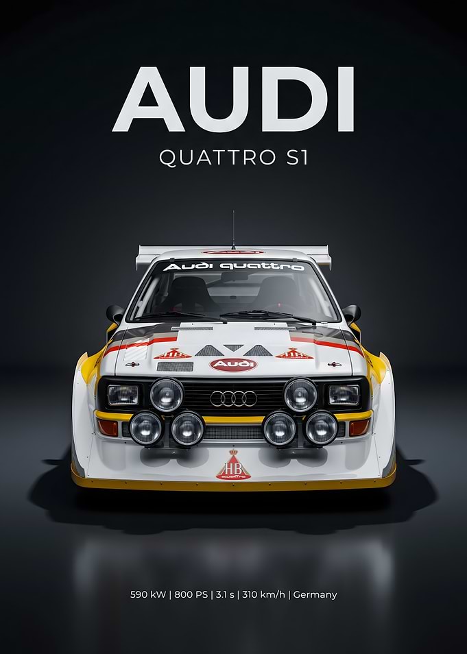 Audi Quattro S1 Rally Car