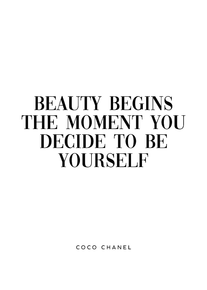 Coco Chanel Beauty Quote
