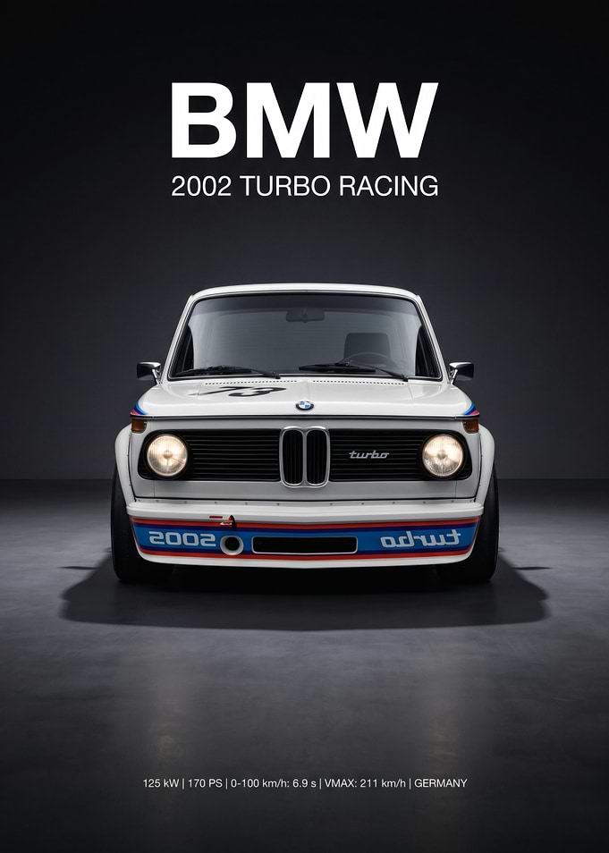 BMW 2002 Turbo Racing Poster
