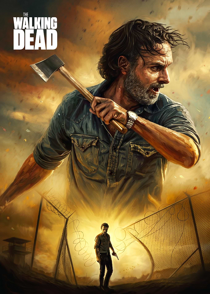 The Walking Dead Rick Grimes Poster