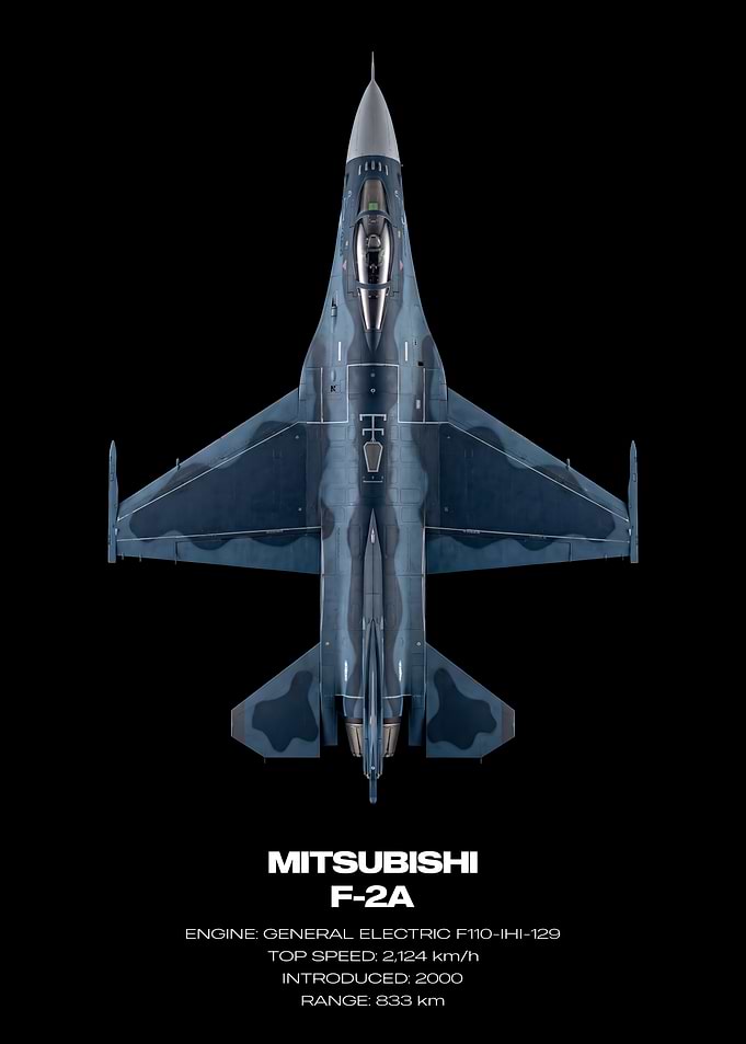 Mitsubishi F-2A Fighter Jet