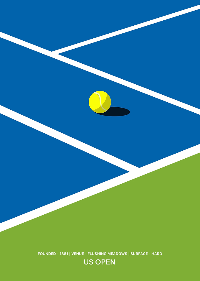 US Open Tennis Poster
