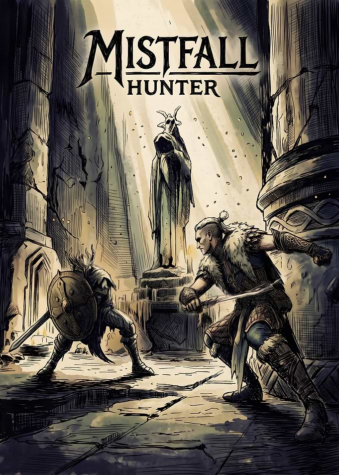 Mistfall Hunter Game Cover Art