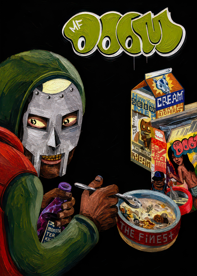 MF DOOM Eating Cereal