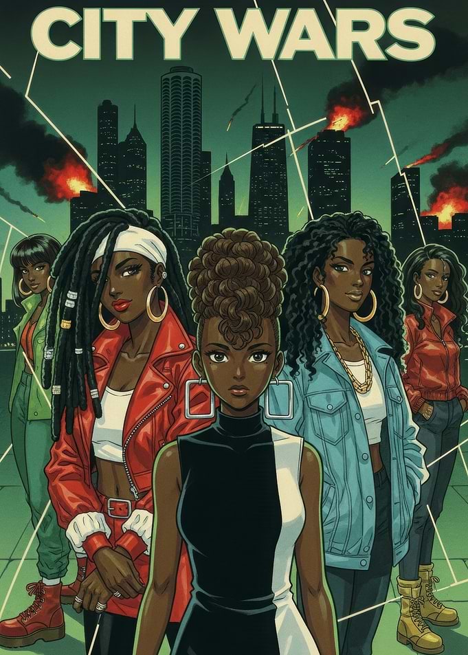 City Wars Comic Cover