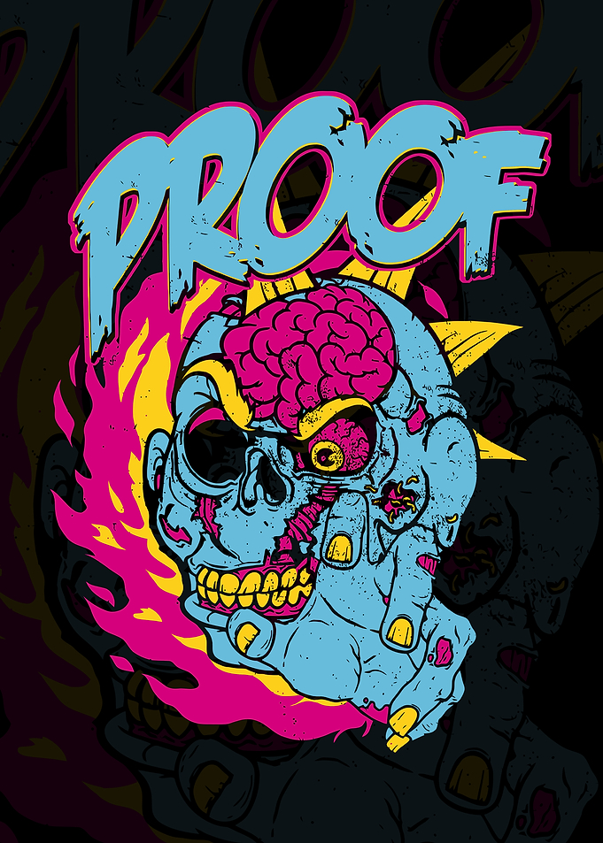 PROOF - High Voltage Portland Skate Punk Poster