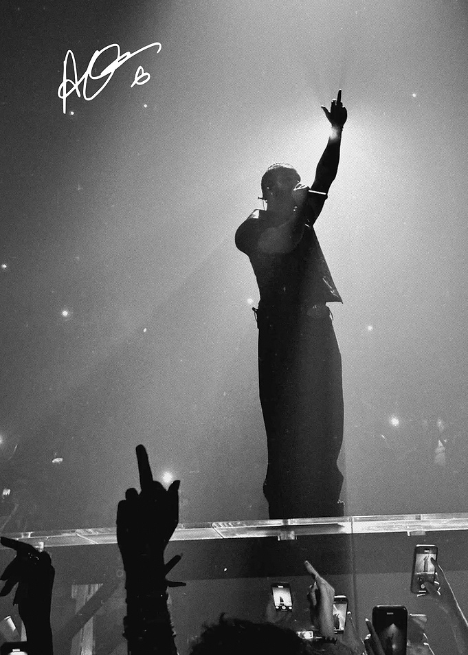 Rapper Performing on Stage