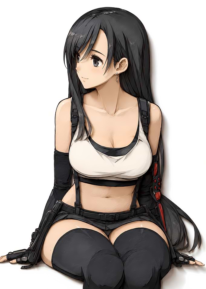 Tifa Lockhart Anime Art