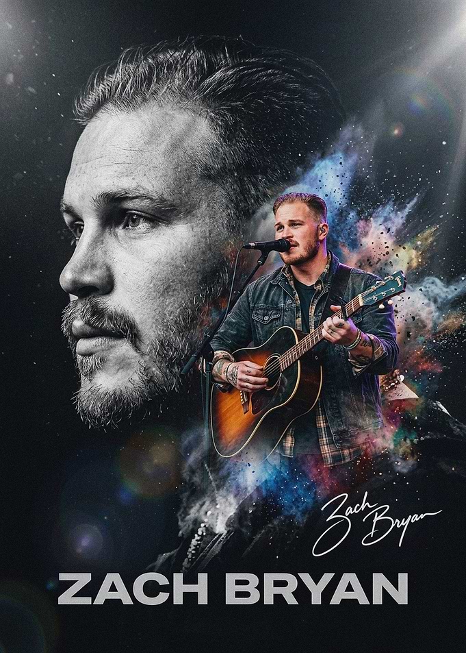 Zach Bryan Music Poster