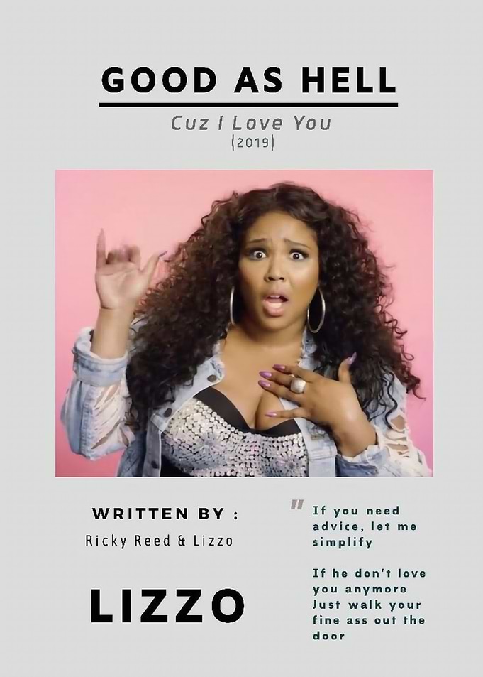 Lizzo 'Good As Hell' Album Art