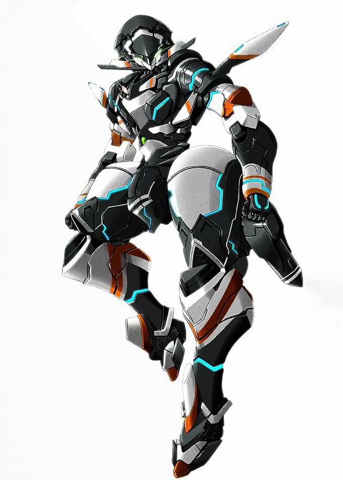 Futuristic Mecha Warrior