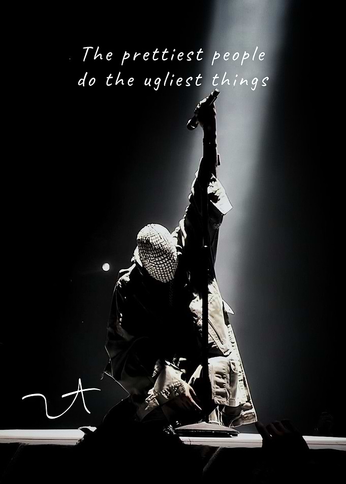 Kanye West on Stage