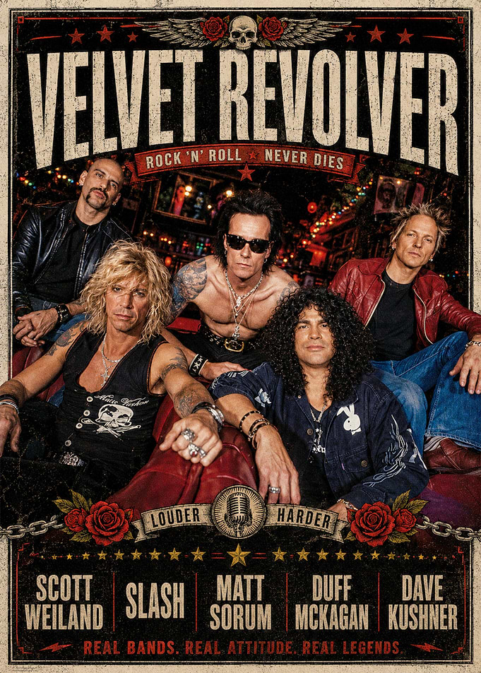 Velvet Revolver Band Poster