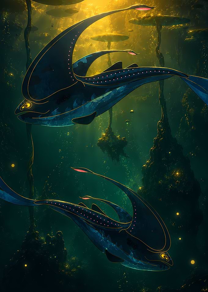 Mystical Underwater Creatures