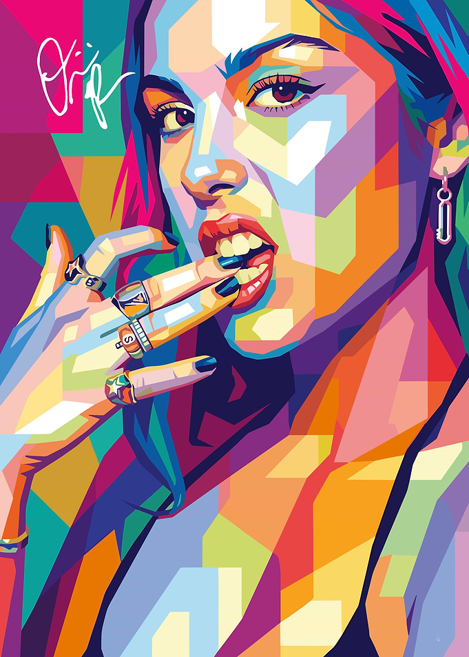 olivia rodrigo pop art