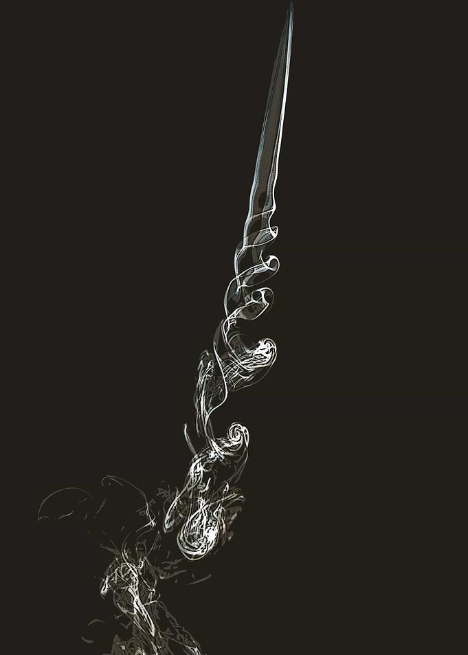 Abstract Smoke Sword